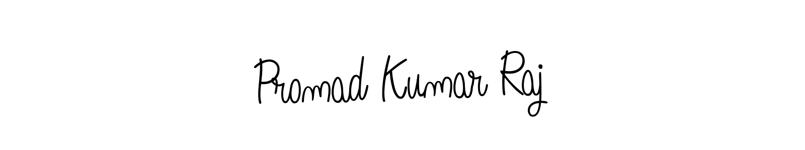 Make a beautiful signature design for name Promad Kumar Raj. With this signature (Angelique-Rose-font-FFP) style, you can create a handwritten signature for free. Promad Kumar Raj signature style 5 images and pictures png