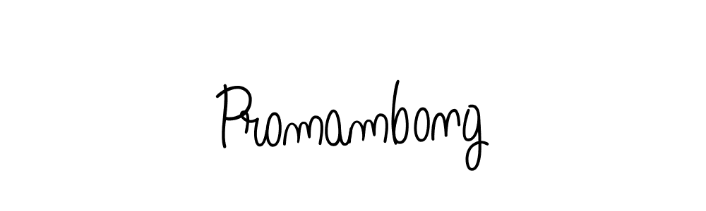 How to make Promambong name signature. Use Angelique-Rose-font-FFP style for creating short signs online. This is the latest handwritten sign. Promambong signature style 5 images and pictures png
