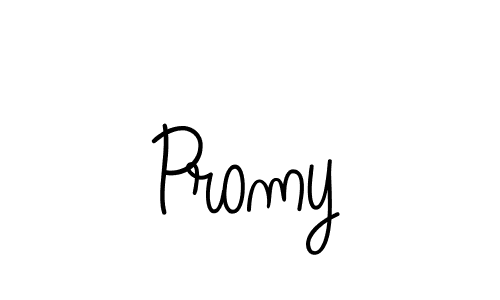 How to make Promy name signature. Use Angelique-Rose-font-FFP style for creating short signs online. This is the latest handwritten sign. Promy signature style 5 images and pictures png