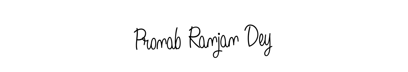 Create a beautiful signature design for name Pronab Ranjan Dey. With this signature (Angelique-Rose-font-FFP) fonts, you can make a handwritten signature for free. Pronab Ranjan Dey signature style 5 images and pictures png