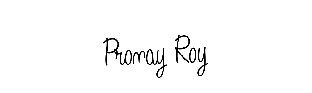 Design your own signature with our free online signature maker. With this signature software, you can create a handwritten (Angelique-Rose-font-FFP) signature for name Pronay Roy. Pronay Roy signature style 5 images and pictures png