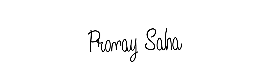 Pronay Saha stylish signature style. Best Handwritten Sign (Angelique-Rose-font-FFP) for my name. Handwritten Signature Collection Ideas for my name Pronay Saha. Pronay Saha signature style 5 images and pictures png