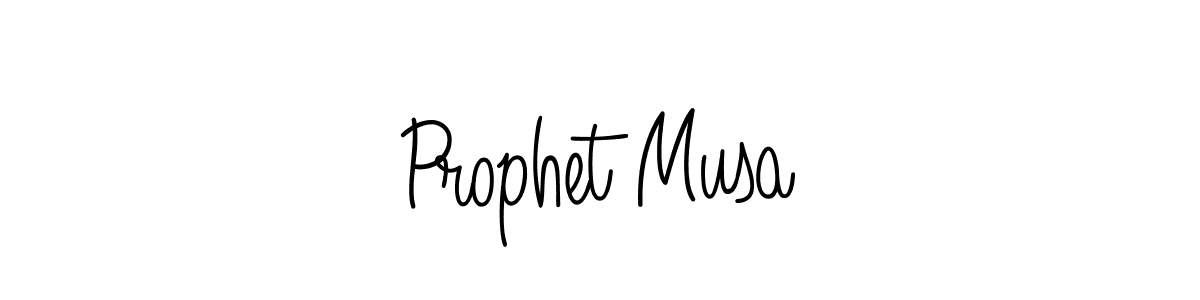 Prophet Musa stylish signature style. Best Handwritten Sign (Angelique-Rose-font-FFP) for my name. Handwritten Signature Collection Ideas for my name Prophet Musa. Prophet Musa signature style 5 images and pictures png