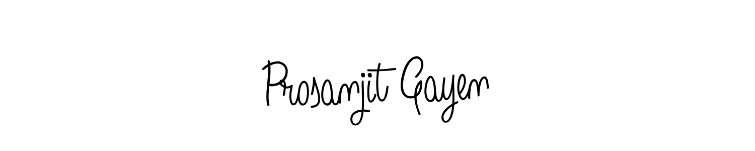 Once you've used our free online signature maker to create your best signature Angelique-Rose-font-FFP style, it's time to enjoy all of the benefits that Prosanjit Gayen name signing documents. Prosanjit Gayen signature style 5 images and pictures png