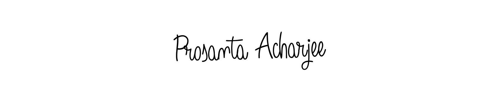 Prosanta Acharjee stylish signature style. Best Handwritten Sign (Angelique-Rose-font-FFP) for my name. Handwritten Signature Collection Ideas for my name Prosanta Acharjee. Prosanta Acharjee signature style 5 images and pictures png