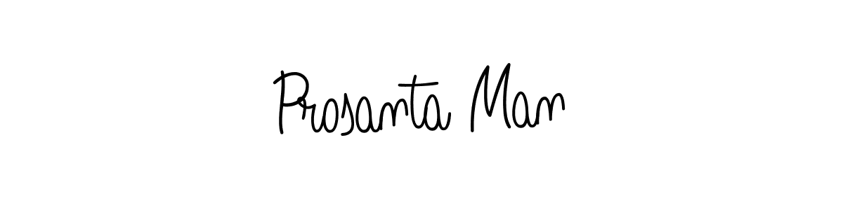 Also we have Prosanta Man name is the best signature style. Create professional handwritten signature collection using Angelique-Rose-font-FFP autograph style. Prosanta Man signature style 5 images and pictures png