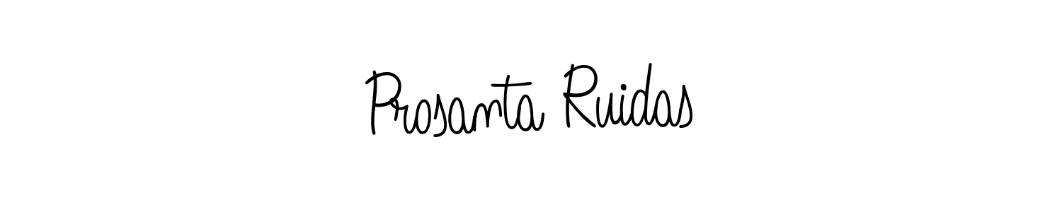 You can use this online signature creator to create a handwritten signature for the name Prosanta Ruidas. This is the best online autograph maker. Prosanta Ruidas signature style 5 images and pictures png