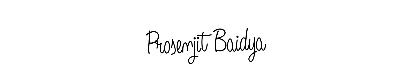 Create a beautiful signature design for name Prosenjit Baidya. With this signature (Angelique-Rose-font-FFP) fonts, you can make a handwritten signature for free. Prosenjit Baidya signature style 5 images and pictures png