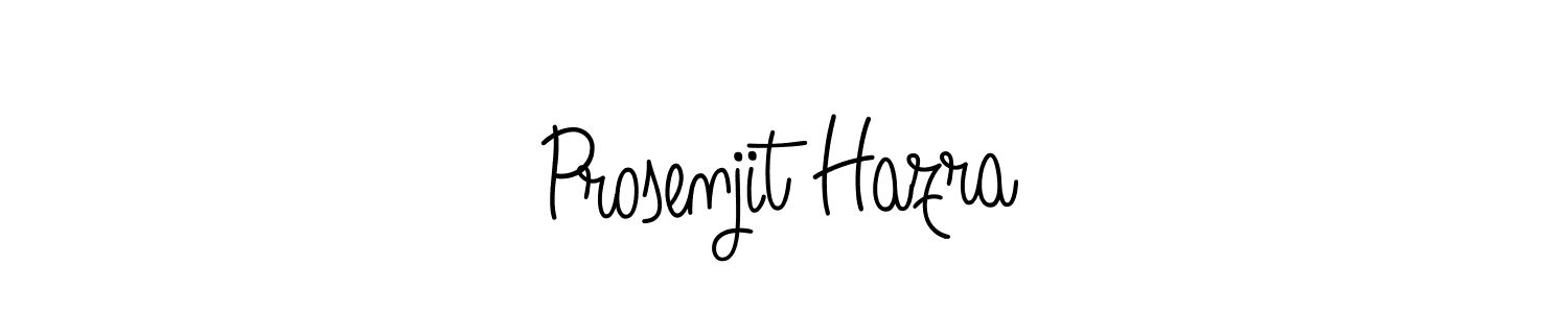 Design your own signature with our free online signature maker. With this signature software, you can create a handwritten (Angelique-Rose-font-FFP) signature for name Prosenjit Hazra. Prosenjit Hazra signature style 5 images and pictures png