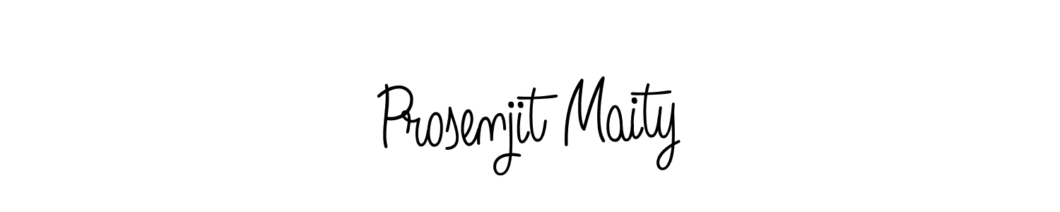 Make a beautiful signature design for name Prosenjit Maity. With this signature (Angelique-Rose-font-FFP) style, you can create a handwritten signature for free. Prosenjit Maity signature style 5 images and pictures png