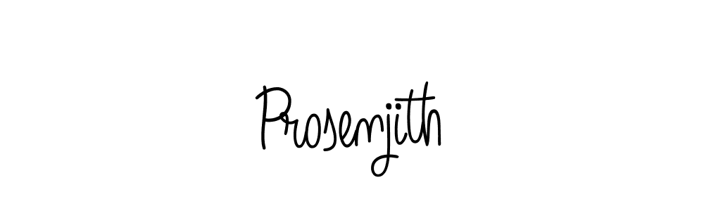 How to make Prosenjith signature? Angelique-Rose-font-FFP is a professional autograph style. Create handwritten signature for Prosenjith name. Prosenjith signature style 5 images and pictures png