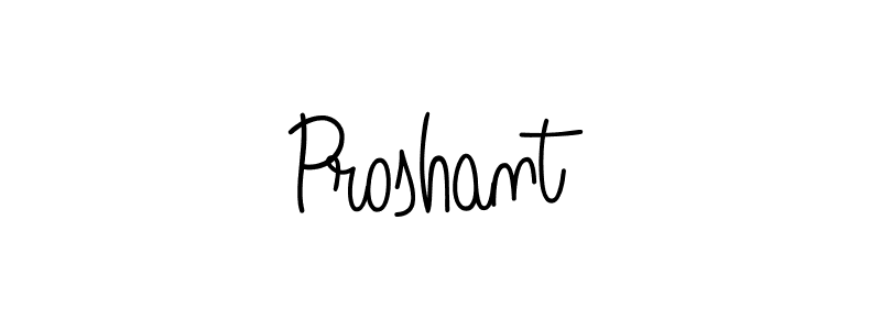 Create a beautiful signature design for name Proshant. With this signature (Angelique-Rose-font-FFP) fonts, you can make a handwritten signature for free. Proshant signature style 5 images and pictures png