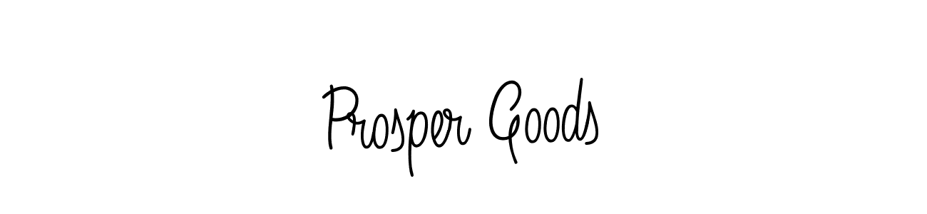 How to Draw Prosper Goods signature style? Angelique-Rose-font-FFP is a latest design signature styles for name Prosper Goods. Prosper Goods signature style 5 images and pictures png