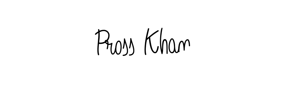 Angelique-Rose-font-FFP is a professional signature style that is perfect for those who want to add a touch of class to their signature. It is also a great choice for those who want to make their signature more unique. Get Pross Khan name to fancy signature for free. Pross Khan signature style 5 images and pictures png