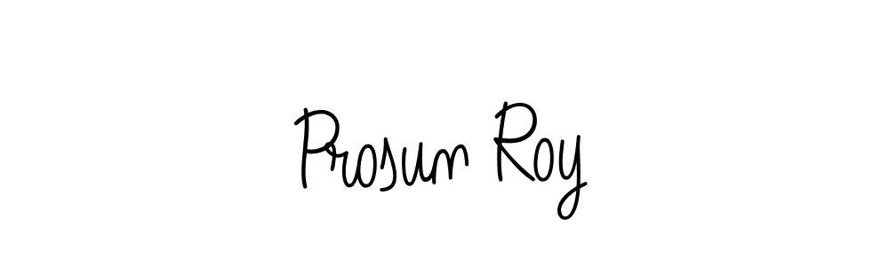 Once you've used our free online signature maker to create your best signature Angelique-Rose-font-FFP style, it's time to enjoy all of the benefits that Prosun Roy name signing documents. Prosun Roy signature style 5 images and pictures png