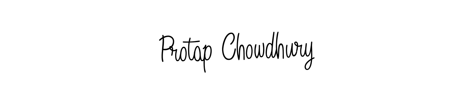 Design your own signature with our free online signature maker. With this signature software, you can create a handwritten (Angelique-Rose-font-FFP) signature for name Protap Chowdhury. Protap Chowdhury signature style 5 images and pictures png