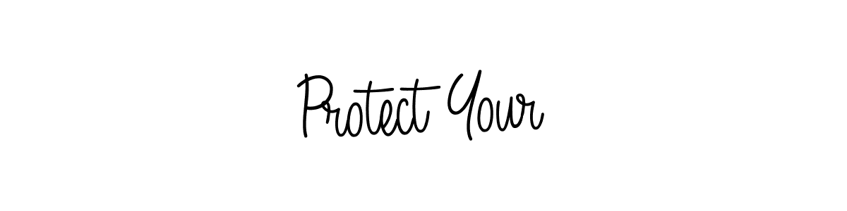 Make a beautiful signature design for name Protect Your. With this signature (Angelique-Rose-font-FFP) style, you can create a handwritten signature for free. Protect Your signature style 5 images and pictures png