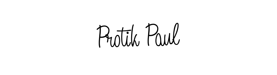 The best way (Angelique-Rose-font-FFP) to make a short signature is to pick only two or three words in your name. The name Protik Paul include a total of six letters. For converting this name. Protik Paul signature style 5 images and pictures png