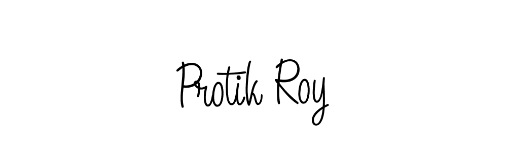 How to make Protik Roy signature? Angelique-Rose-font-FFP is a professional autograph style. Create handwritten signature for Protik Roy name. Protik Roy signature style 5 images and pictures png
