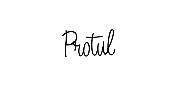 How to make Protul name signature. Use Angelique-Rose-font-FFP style for creating short signs online. This is the latest handwritten sign. Protul signature style 5 images and pictures png