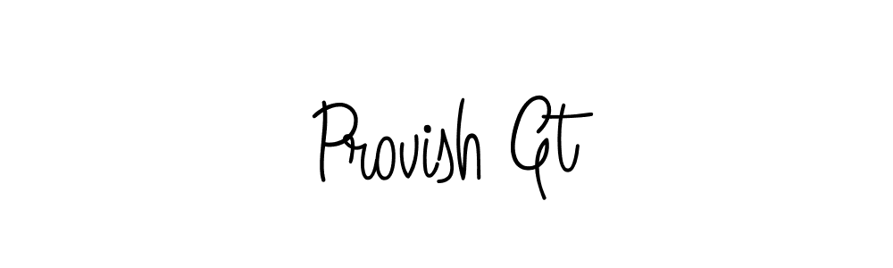 Also we have Provish Gt name is the best signature style. Create professional handwritten signature collection using Angelique-Rose-font-FFP autograph style. Provish Gt signature style 5 images and pictures png