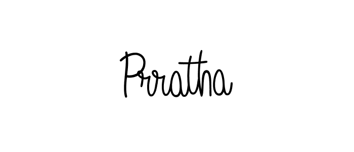How to make Prratha name signature. Use Angelique-Rose-font-FFP style for creating short signs online. This is the latest handwritten sign. Prratha signature style 5 images and pictures png