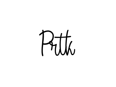 You should practise on your own different ways (Angelique-Rose-font-FFP) to write your name (Prtk) in signature. don't let someone else do it for you. Prtk signature style 5 images and pictures png
