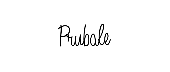 Design your own signature with our free online signature maker. With this signature software, you can create a handwritten (Angelique-Rose-font-FFP) signature for name Prubale. Prubale signature style 5 images and pictures png