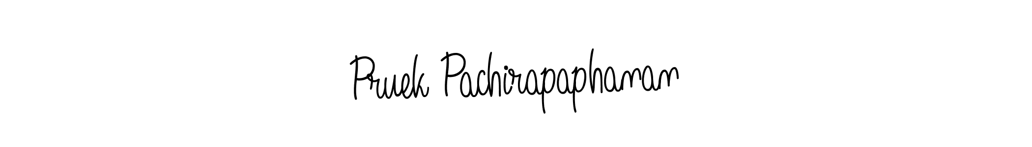 Pruek Pachirapaphanan stylish signature style. Best Handwritten Sign (Angelique-Rose-font-FFP) for my name. Handwritten Signature Collection Ideas for my name Pruek Pachirapaphanan. Pruek Pachirapaphanan signature style 5 images and pictures png