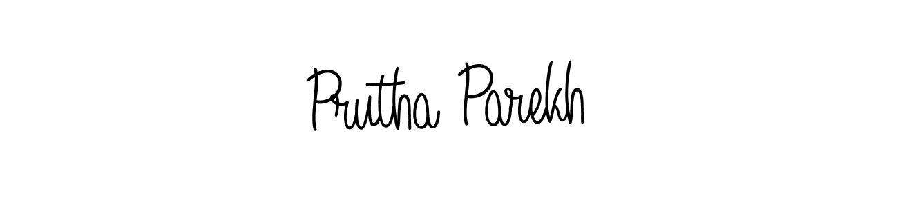 if you are searching for the best signature style for your name Prutha Parekh. so please give up your signature search. here we have designed multiple signature styles  using Angelique-Rose-font-FFP. Prutha Parekh signature style 5 images and pictures png