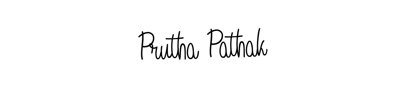 Make a short Prutha Pathak signature style. Manage your documents anywhere anytime using Angelique-Rose-font-FFP. Create and add eSignatures, submit forms, share and send files easily. Prutha Pathak signature style 5 images and pictures png