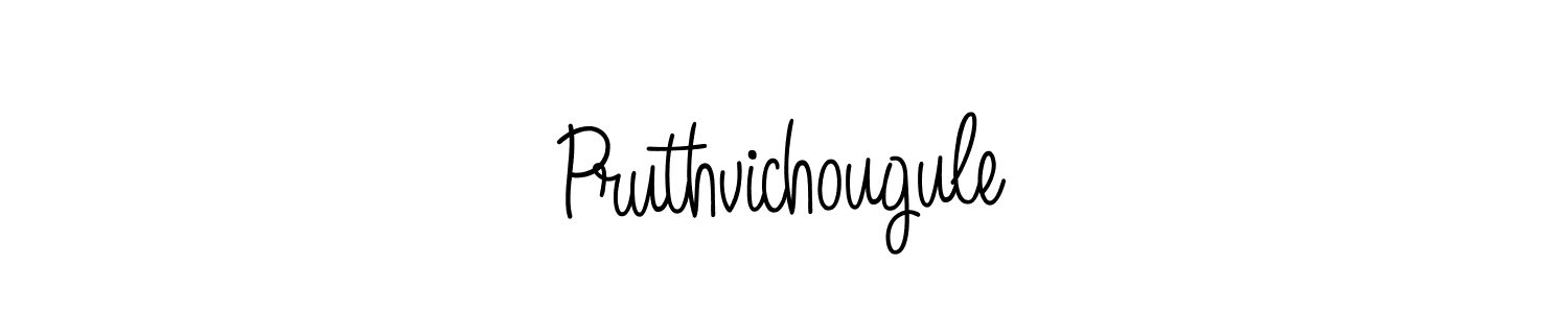 Create a beautiful signature design for name Pruthvichougule. With this signature (Angelique-Rose-font-FFP) fonts, you can make a handwritten signature for free. Pruthvichougule signature style 5 images and pictures png