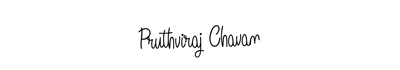 Pruthviraj Chavan stylish signature style. Best Handwritten Sign (Angelique-Rose-font-FFP) for my name. Handwritten Signature Collection Ideas for my name Pruthviraj Chavan. Pruthviraj Chavan signature style 5 images and pictures png