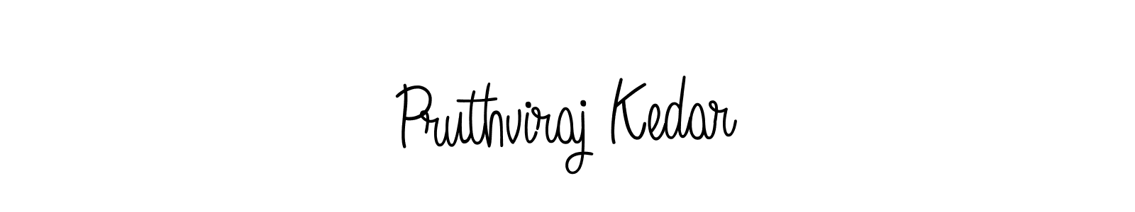 Design your own signature with our free online signature maker. With this signature software, you can create a handwritten (Angelique-Rose-font-FFP) signature for name Pruthviraj Kedar. Pruthviraj Kedar signature style 5 images and pictures png