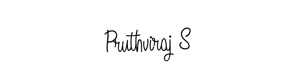 Pruthviraj S stylish signature style. Best Handwritten Sign (Angelique-Rose-font-FFP) for my name. Handwritten Signature Collection Ideas for my name Pruthviraj S. Pruthviraj S signature style 5 images and pictures png