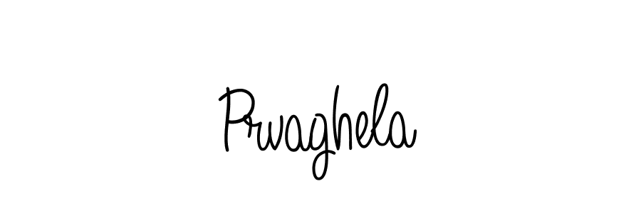 Make a beautiful signature design for name Prvaghela. With this signature (Angelique-Rose-font-FFP) style, you can create a handwritten signature for free. Prvaghela signature style 5 images and pictures png