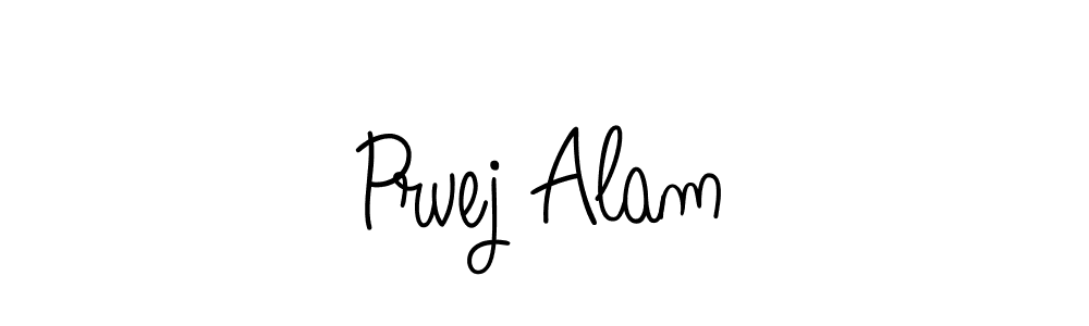 How to make Prvej Alam signature? Angelique-Rose-font-FFP is a professional autograph style. Create handwritten signature for Prvej Alam name. Prvej Alam signature style 5 images and pictures png