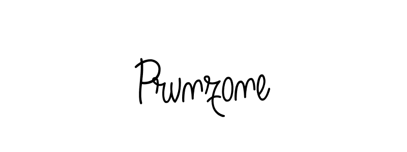 How to make Prvnzone name signature. Use Angelique-Rose-font-FFP style for creating short signs online. This is the latest handwritten sign. Prvnzone signature style 5 images and pictures png