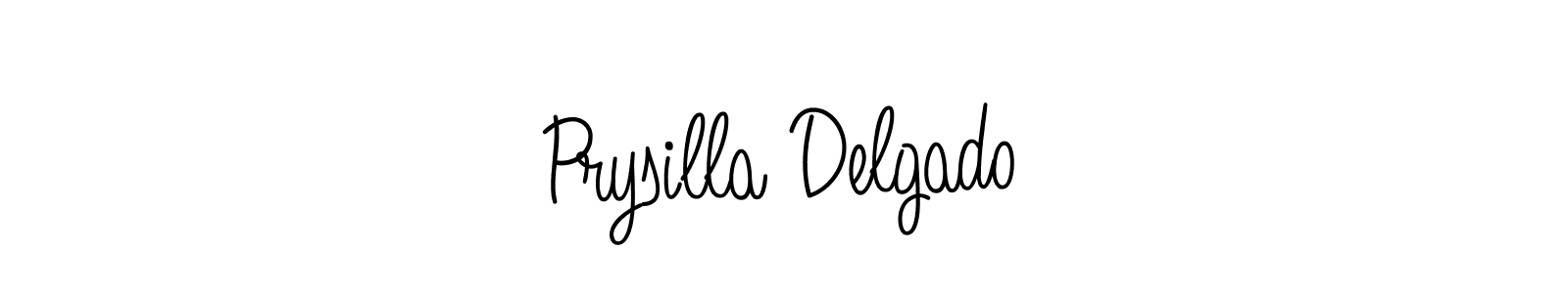 Angelique-Rose-font-FFP is a professional signature style that is perfect for those who want to add a touch of class to their signature. It is also a great choice for those who want to make their signature more unique. Get Prysilla Delgado name to fancy signature for free. Prysilla Delgado signature style 5 images and pictures png