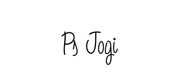 Best and Professional Signature Style for Ps Jogi. Angelique-Rose-font-FFP Best Signature Style Collection. Ps Jogi signature style 5 images and pictures png