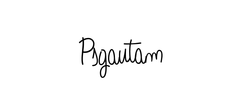 Also we have Psgautam name is the best signature style. Create professional handwritten signature collection using Angelique-Rose-font-FFP autograph style. Psgautam signature style 5 images and pictures png