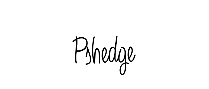 The best way (Angelique-Rose-font-FFP) to make a short signature is to pick only two or three words in your name. The name Pshedge include a total of six letters. For converting this name. Pshedge signature style 5 images and pictures png