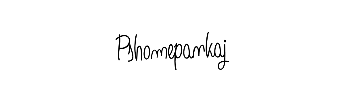 Create a beautiful signature design for name Pshomepankaj. With this signature (Angelique-Rose-font-FFP) fonts, you can make a handwritten signature for free. Pshomepankaj signature style 5 images and pictures png