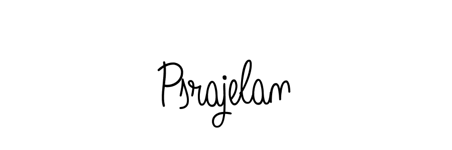 Make a beautiful signature design for name Psrajelan. With this signature (Angelique-Rose-font-FFP) style, you can create a handwritten signature for free. Psrajelan signature style 5 images and pictures png