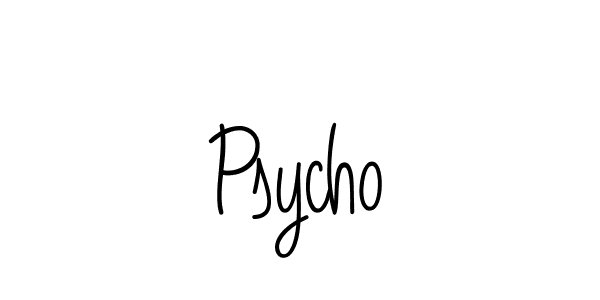 Use a signature maker to create a handwritten signature online. With this signature software, you can design (Angelique-Rose-font-FFP) your own signature for name Psycho. Psycho signature style 5 images and pictures png