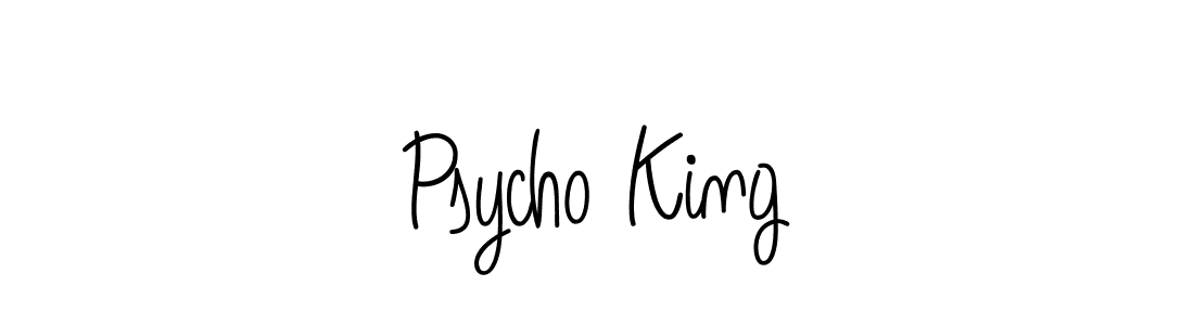 You should practise on your own different ways (Angelique-Rose-font-FFP) to write your name (Psycho King) in signature. don't let someone else do it for you. Psycho King signature style 5 images and pictures png