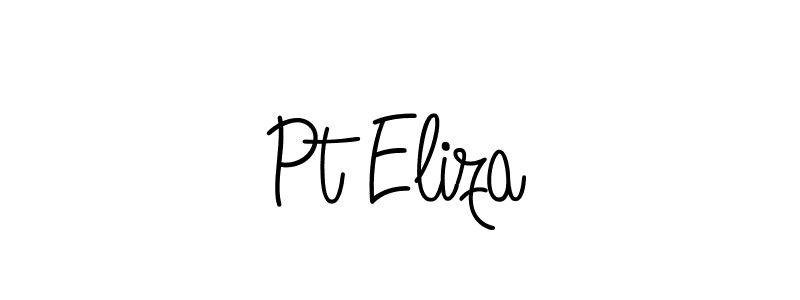 Similarly Angelique-Rose-font-FFP is the best handwritten signature design. Signature creator online .You can use it as an online autograph creator for name Pt Eliza. Pt Eliza signature style 5 images and pictures png