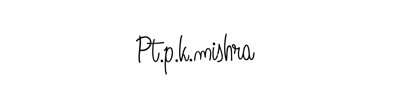 How to make Pt.p.k.mishra signature? Angelique-Rose-font-FFP is a professional autograph style. Create handwritten signature for Pt.p.k.mishra name. Pt.p.k.mishra signature style 5 images and pictures png