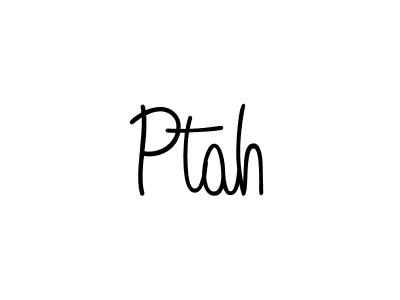 Use a signature maker to create a handwritten signature online. With this signature software, you can design (Angelique-Rose-font-FFP) your own signature for name Ptah. Ptah signature style 5 images and pictures png