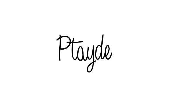 Make a beautiful signature design for name Ptayde. With this signature (Angelique-Rose-font-FFP) style, you can create a handwritten signature for free. Ptayde signature style 5 images and pictures png